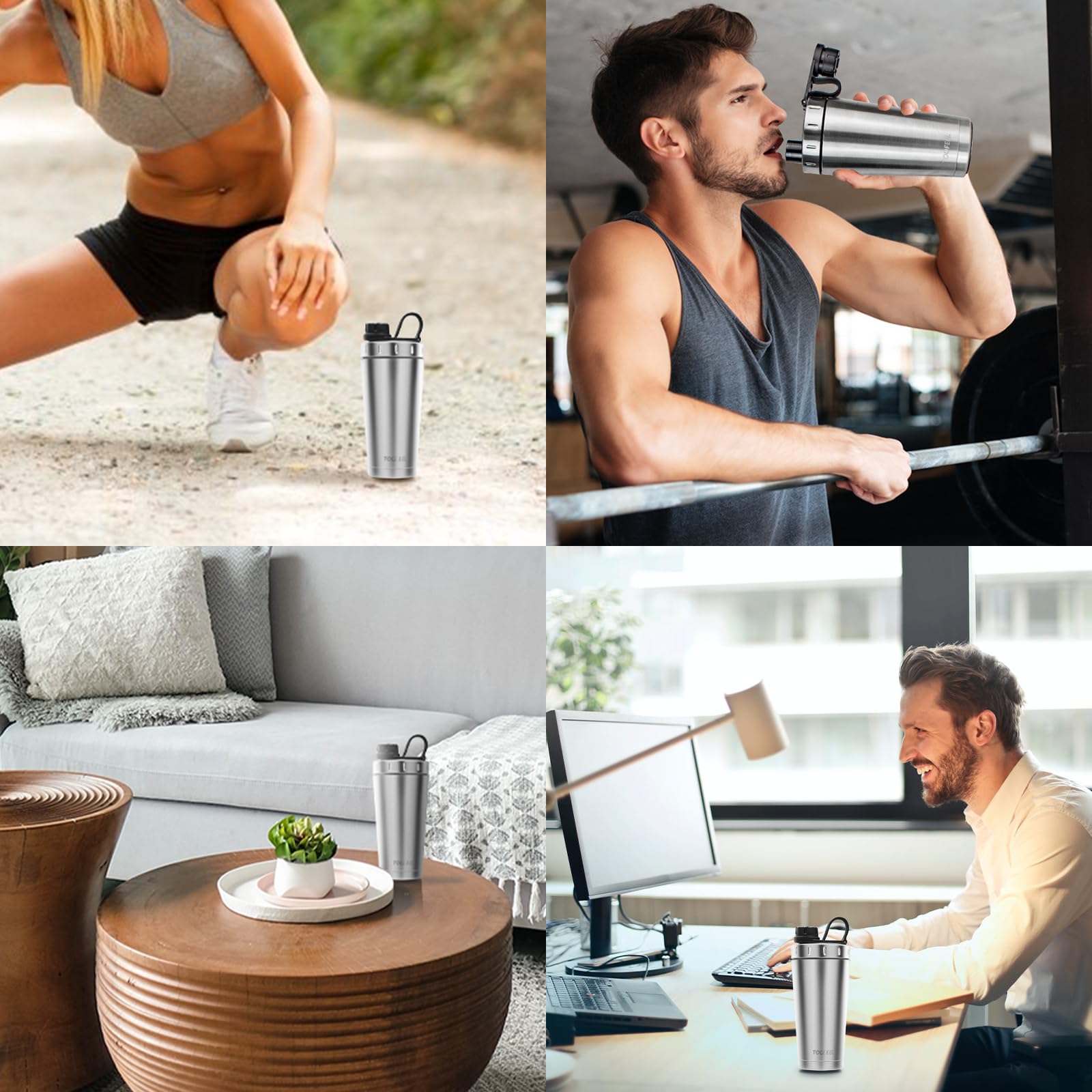 TOOFEEL wide-mouth design simplifies scoops and cleaning.