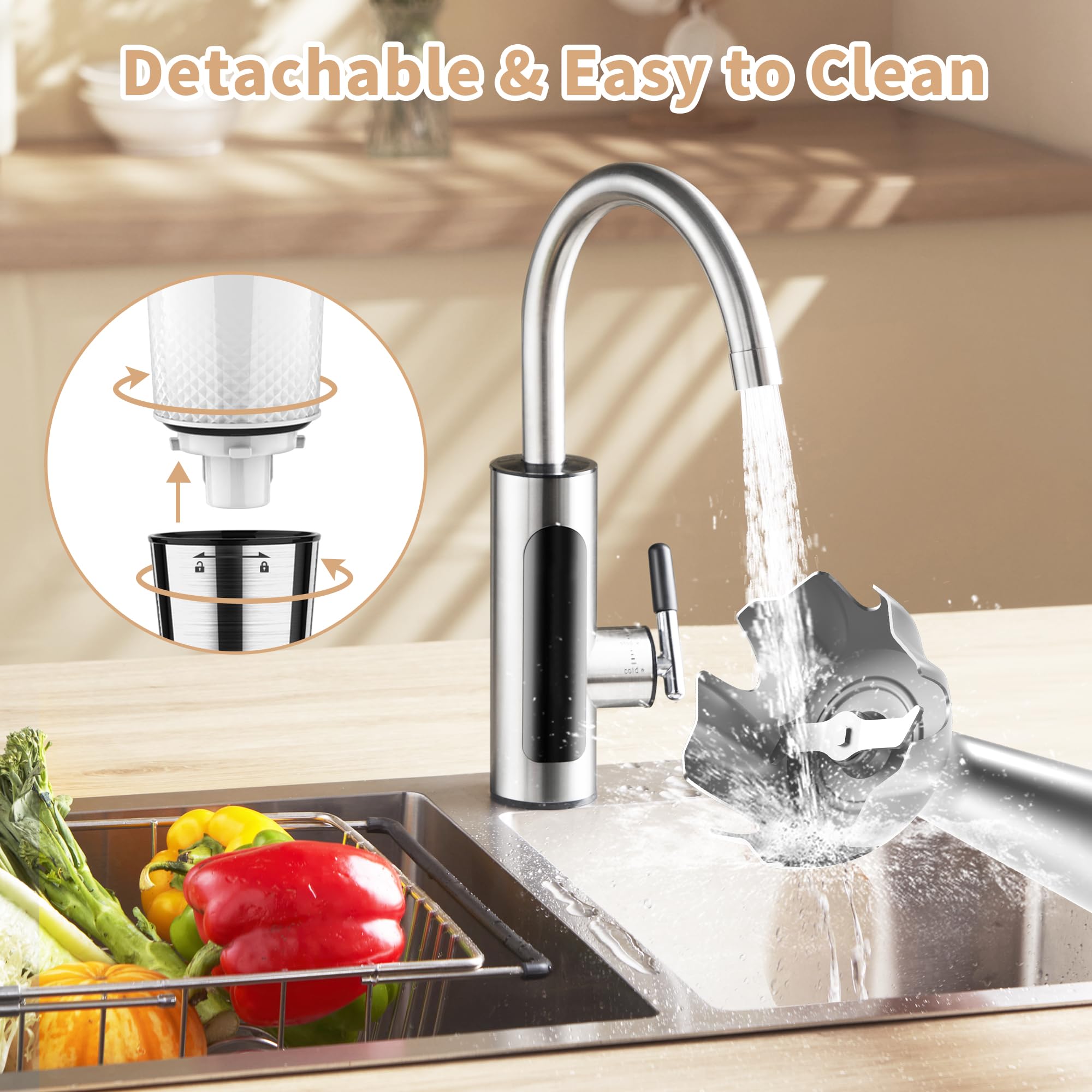 Toogel dishwasher-safe blades for easy cleanup