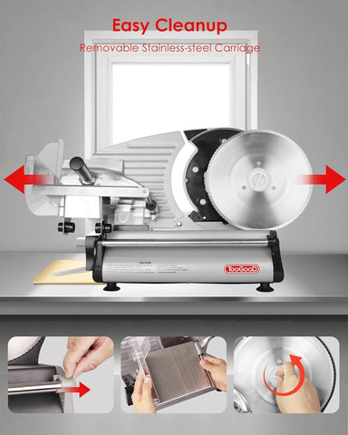 TOOGOOD easy-clean design simplifies cleanup after slicing sessions.