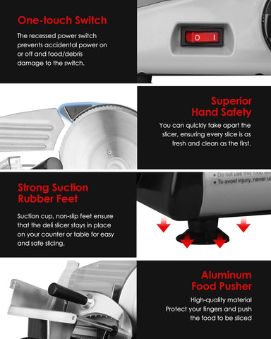 TOOGOOD stainless steel blades deliver durable, clean cuts.