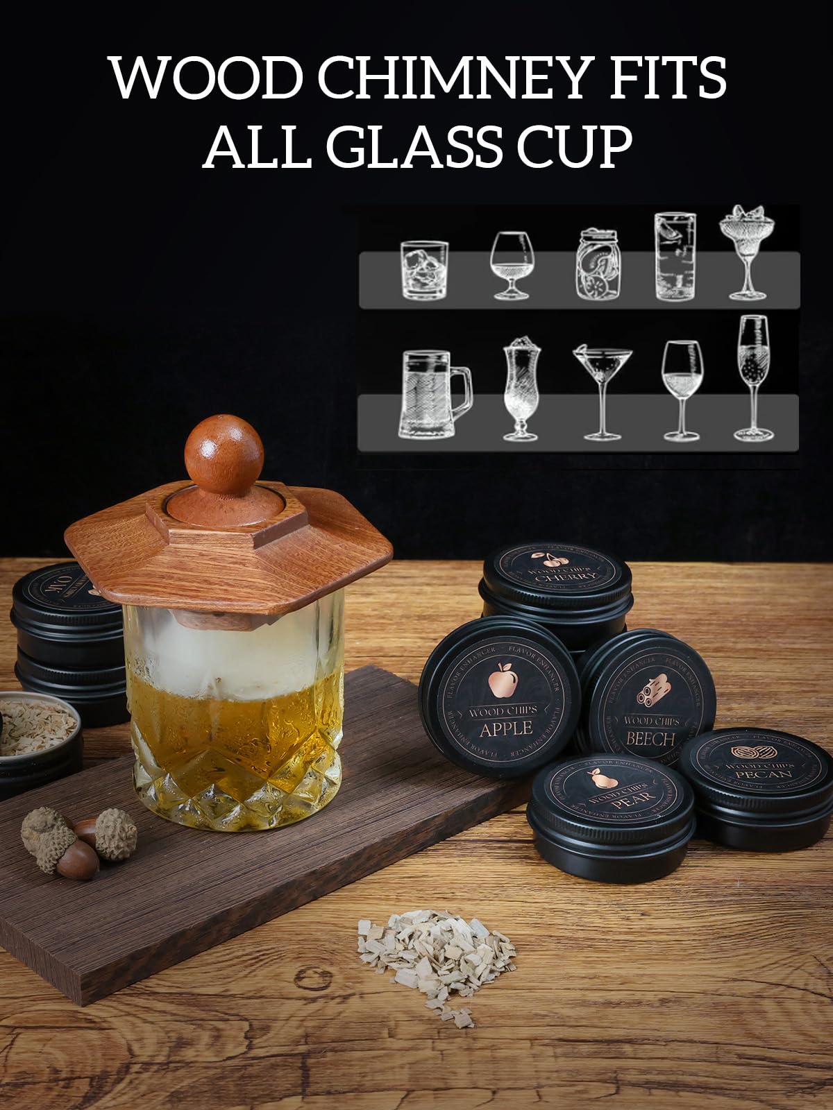 TOOKEBEEGO metal filter helps clean and refine smoke-infused drinks.