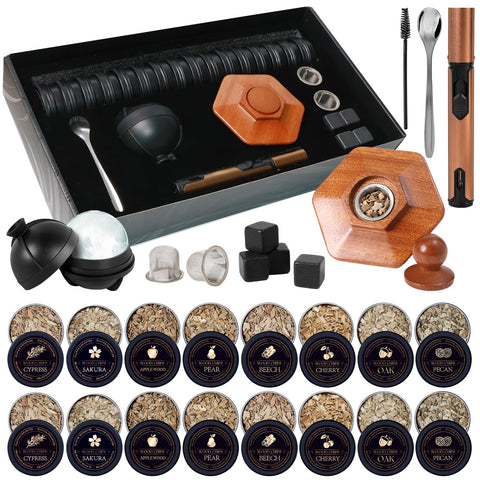 TOOKEBEEGO whiskey smoker kit torch for precise flame to elevate cocktails.