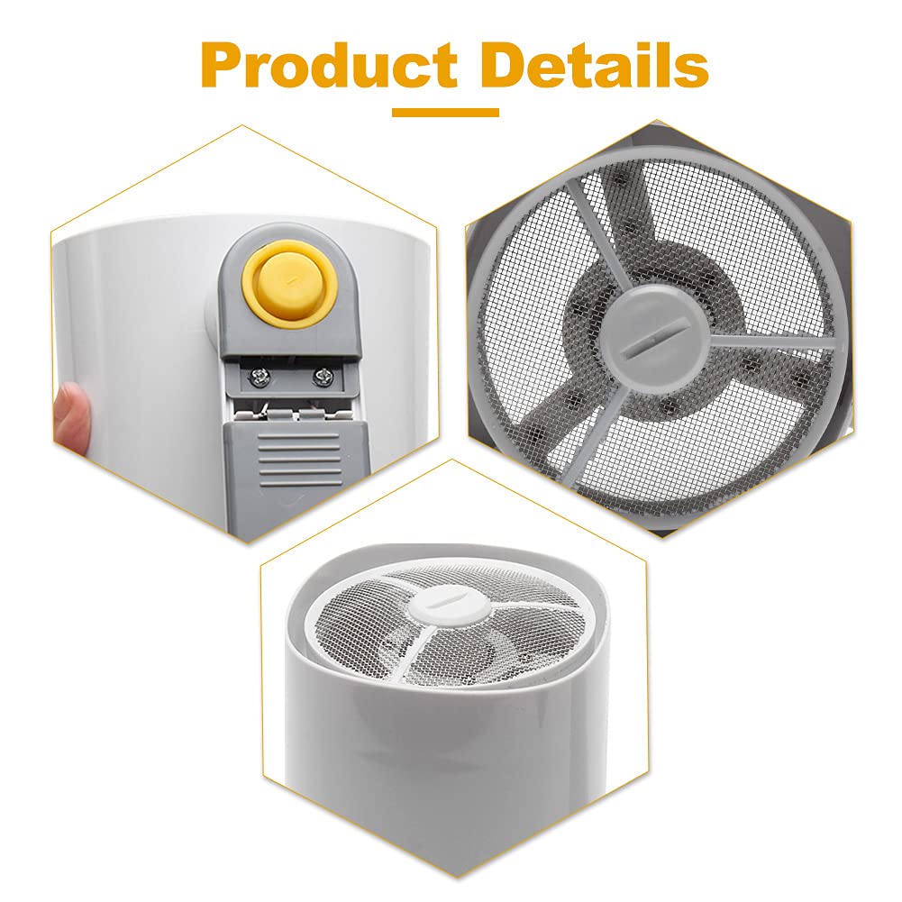 Tookie flour sifter body washable while avoiding battery compartment.