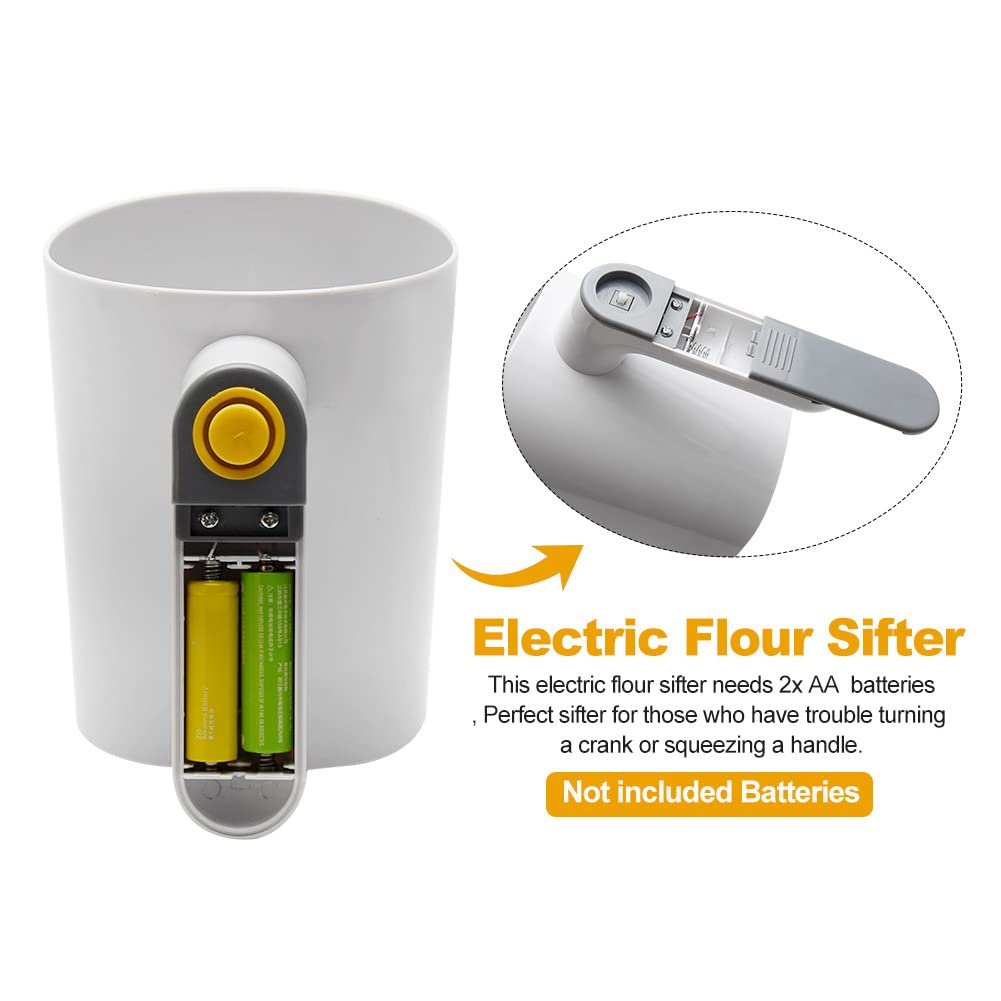 Tookie compact flour sifter fits small kitchens and quick tasks.
