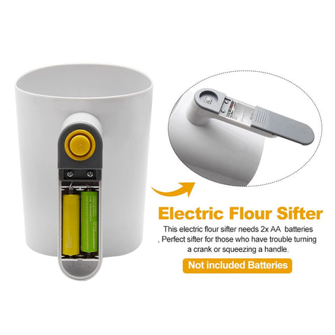 Tookie compact flour sifter fits small kitchens and quick tasks.