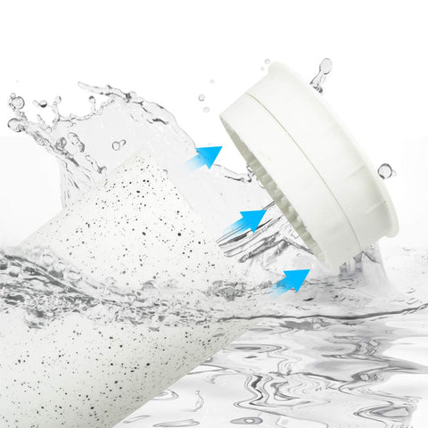 Toosbuc round knife holder features snowflake dots for a modern look.