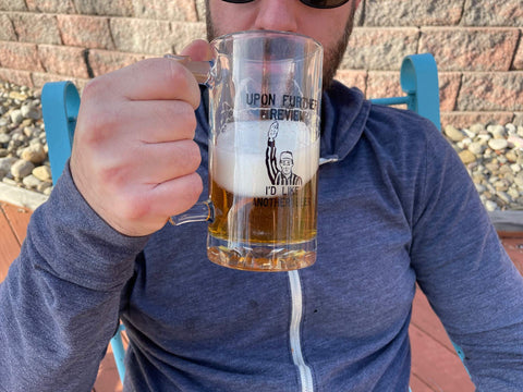 Toothsome Studios octoberfest-pint-glass, clear print enhances bar-night presentation.