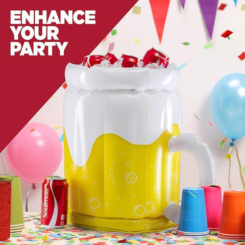 Top Race 17-5-inch inflatable cooler stands tall for standout summer decor and drinks