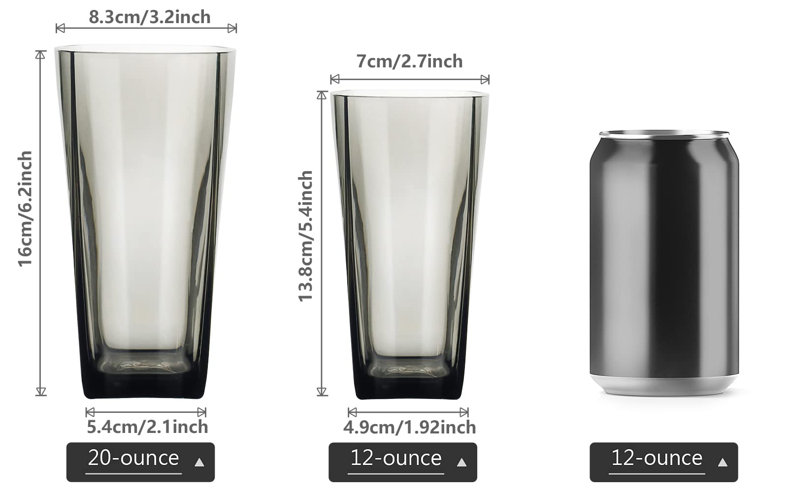 Top-spring tumbler features a thickened base for stable placement.