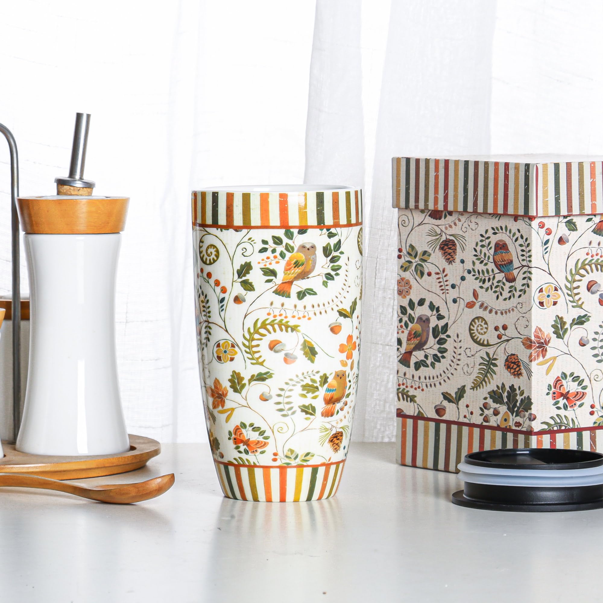 Topadorn travel mug dishwasher-safe design for easy cleanup after commutes.