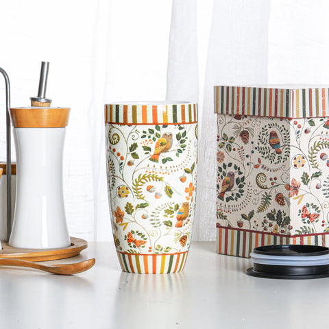 Topadorn travel mug dishwasher-safe design for easy cleanup after commutes.