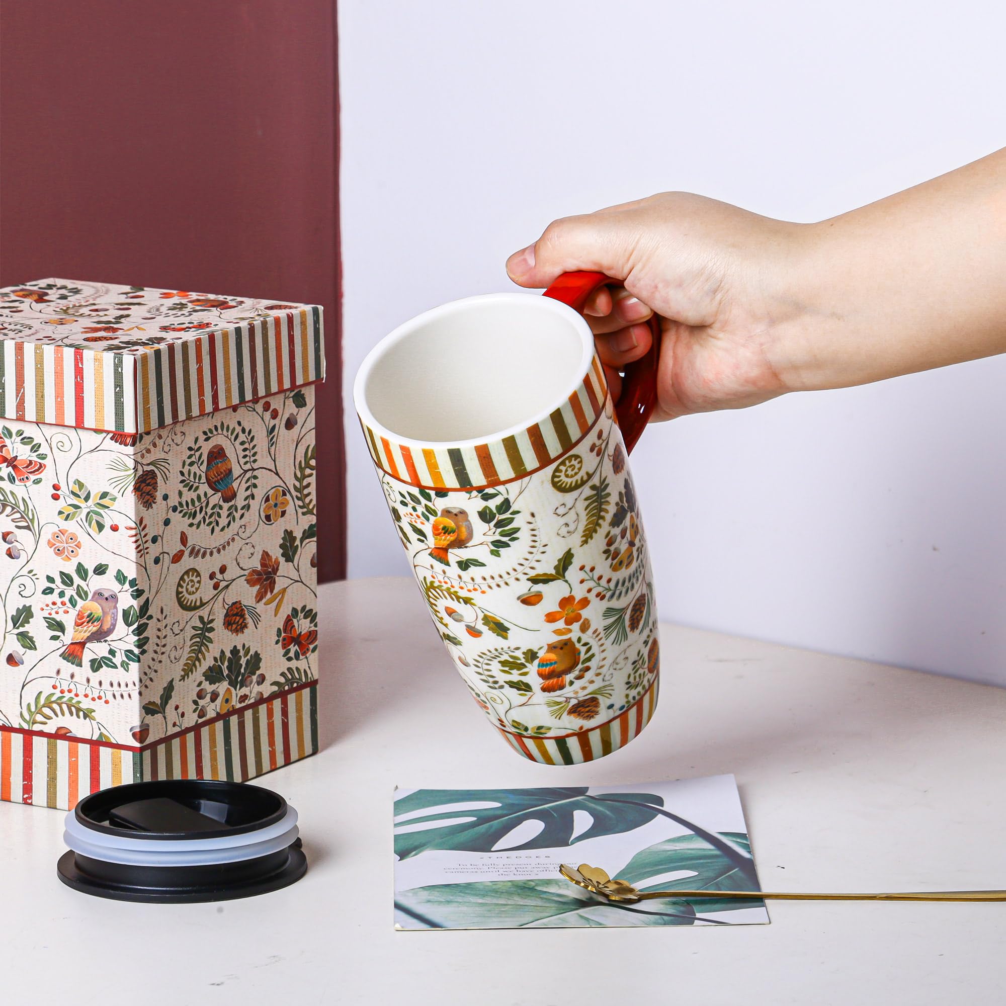 Topadorn mug floral print designed for everyday coffee rituals and gifting.
