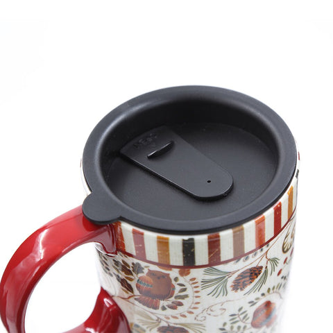 Topadorn gift-ready travel mug design suited for holiday presents to friends or family.