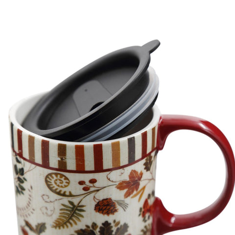 Topadorn 17 oz mug with microwave-safe ceramic body for quick reheats.