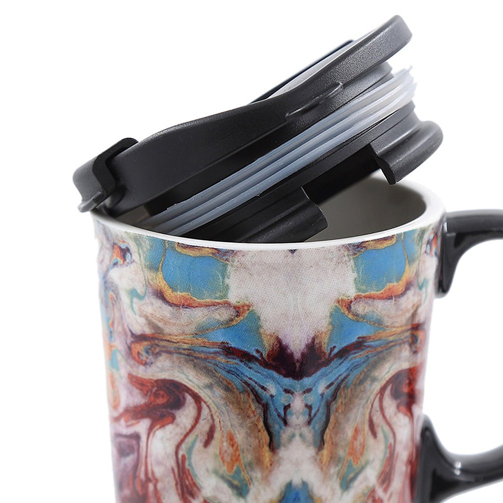 Topadorn ceramic mug is dishwasher-safe for easy cleanup