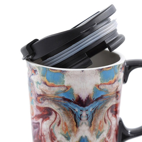 Topadorn ceramic mug is dishwasher-safe for easy cleanup
