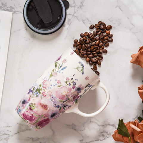 Topadorn ceramic mug with a sturdy, comfortable handle for daily use