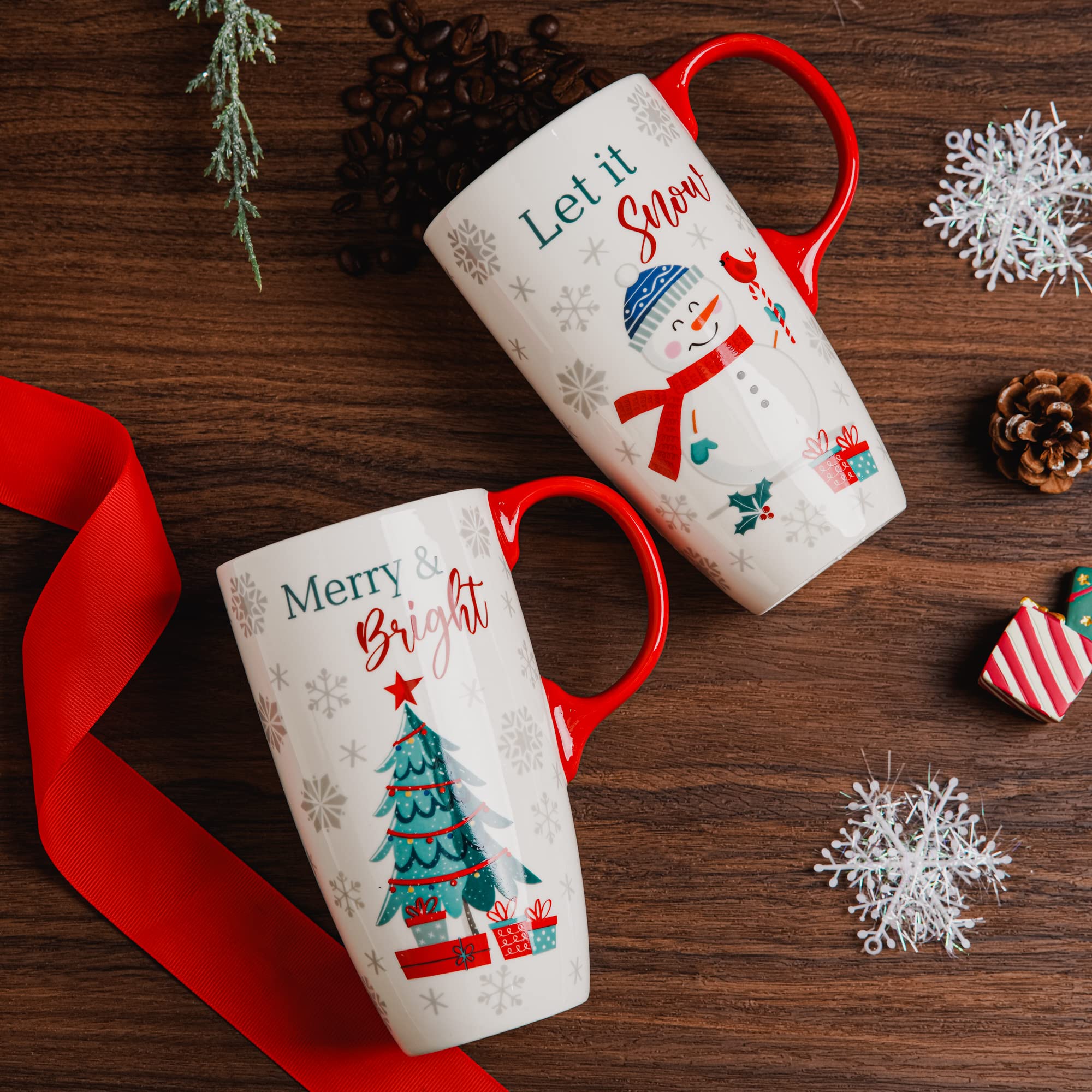 Topadorn Christmas tree motif adds cozy seasonal charm.