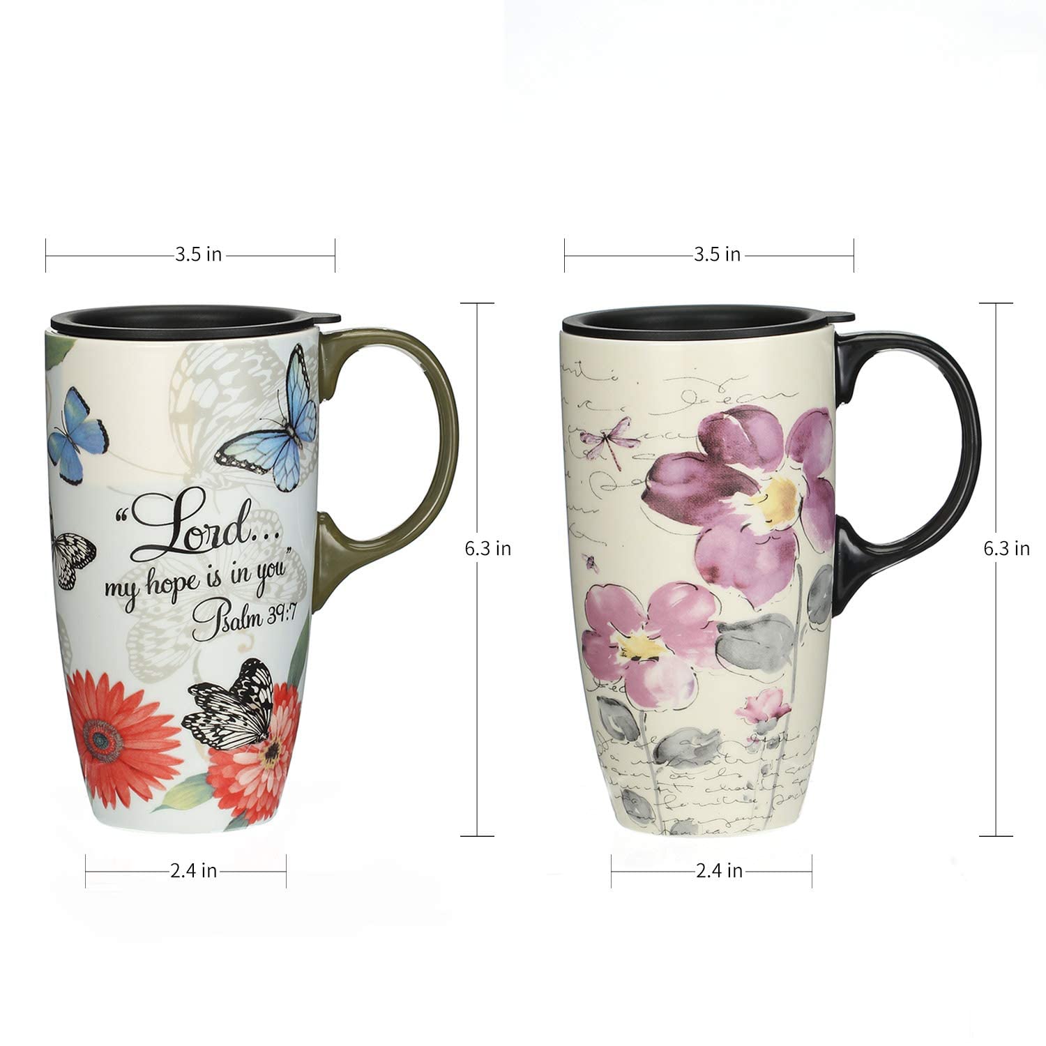 Topadorn double heat-resistant ceramic mug showcasing durable construction