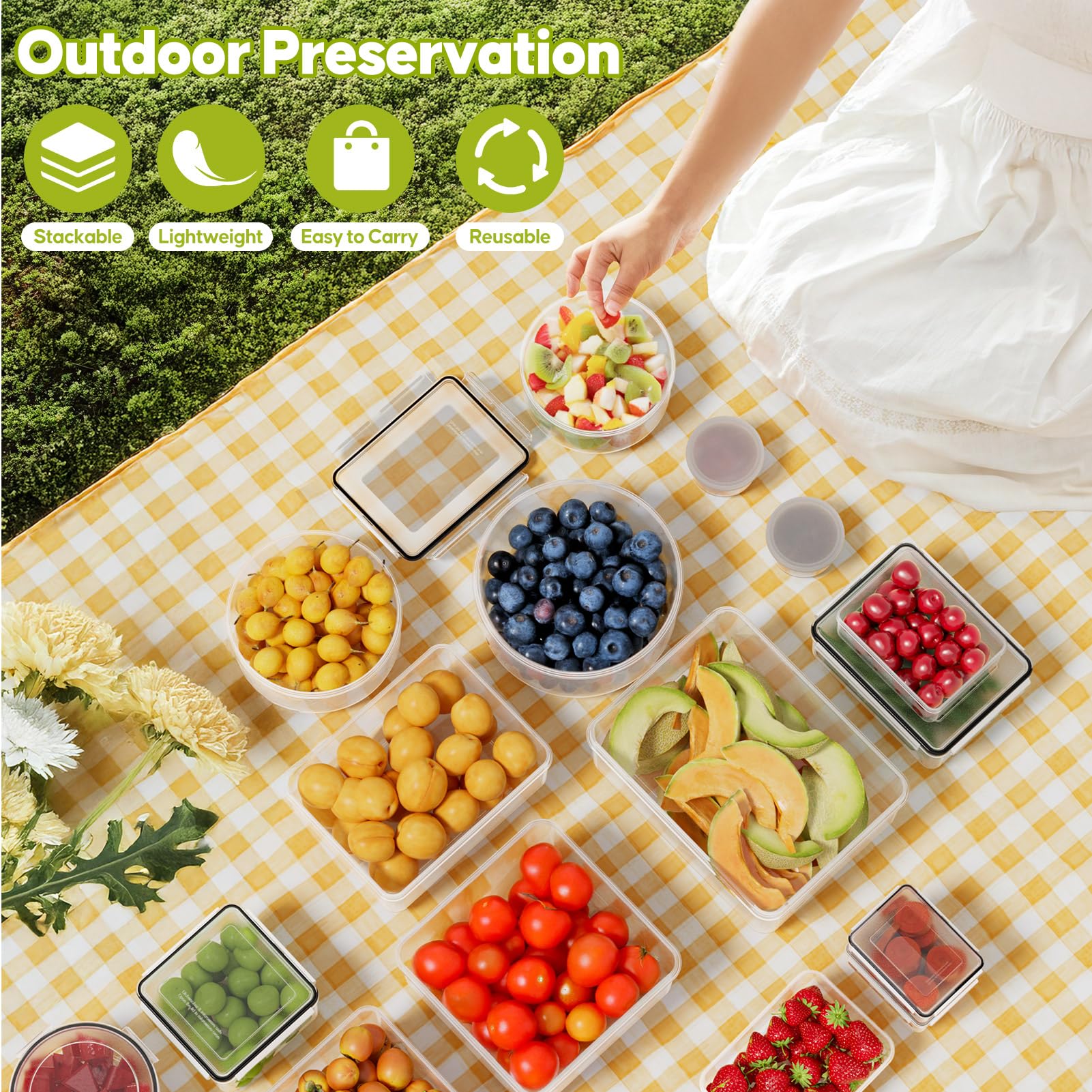 TOPCHASE sauce cups ideal for portable condiments and dips.