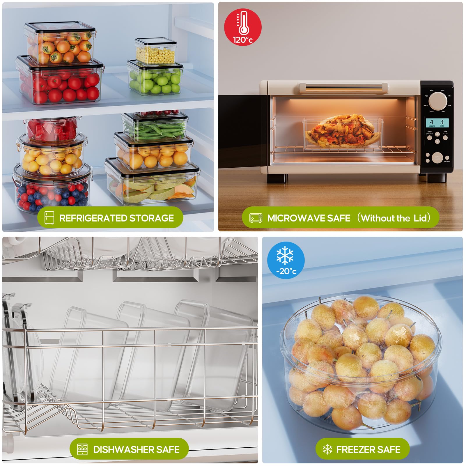 TOPCHASE labels and a pen for simple meal-prep labeling.