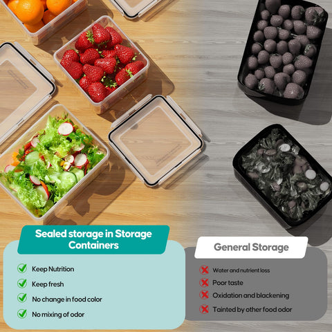 TOPCHASE microwave-freezer-safe containers for easy reheating and storage
