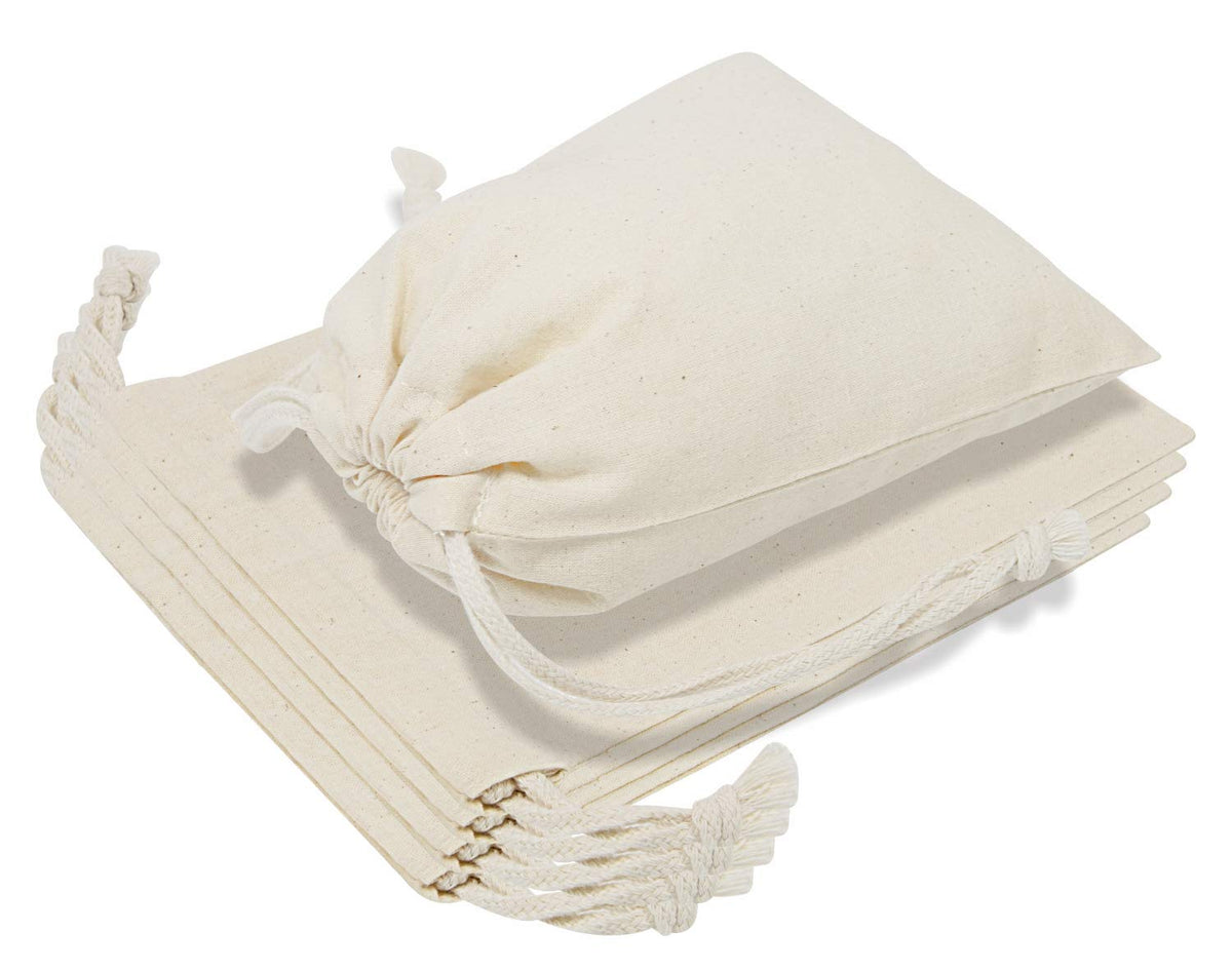 TOPDesign 10x12in cotton produce bag with durable weave for long-lasting storage.