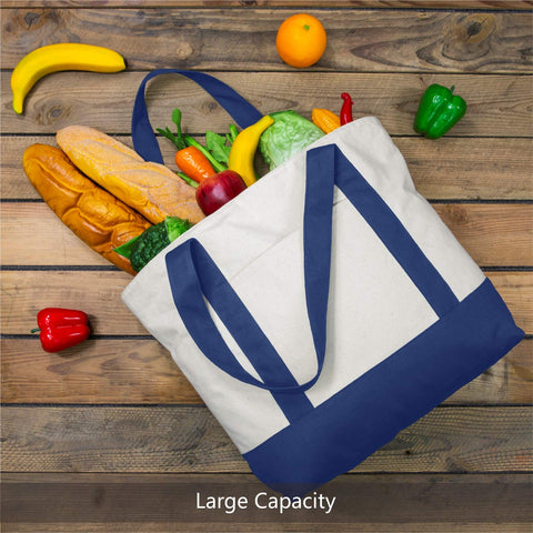 TOPDesign bag shows 12oz cotton canvas and wide capacity