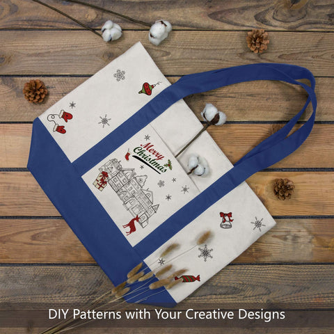 TOPDesign durable canvas tote with reinforced stitching