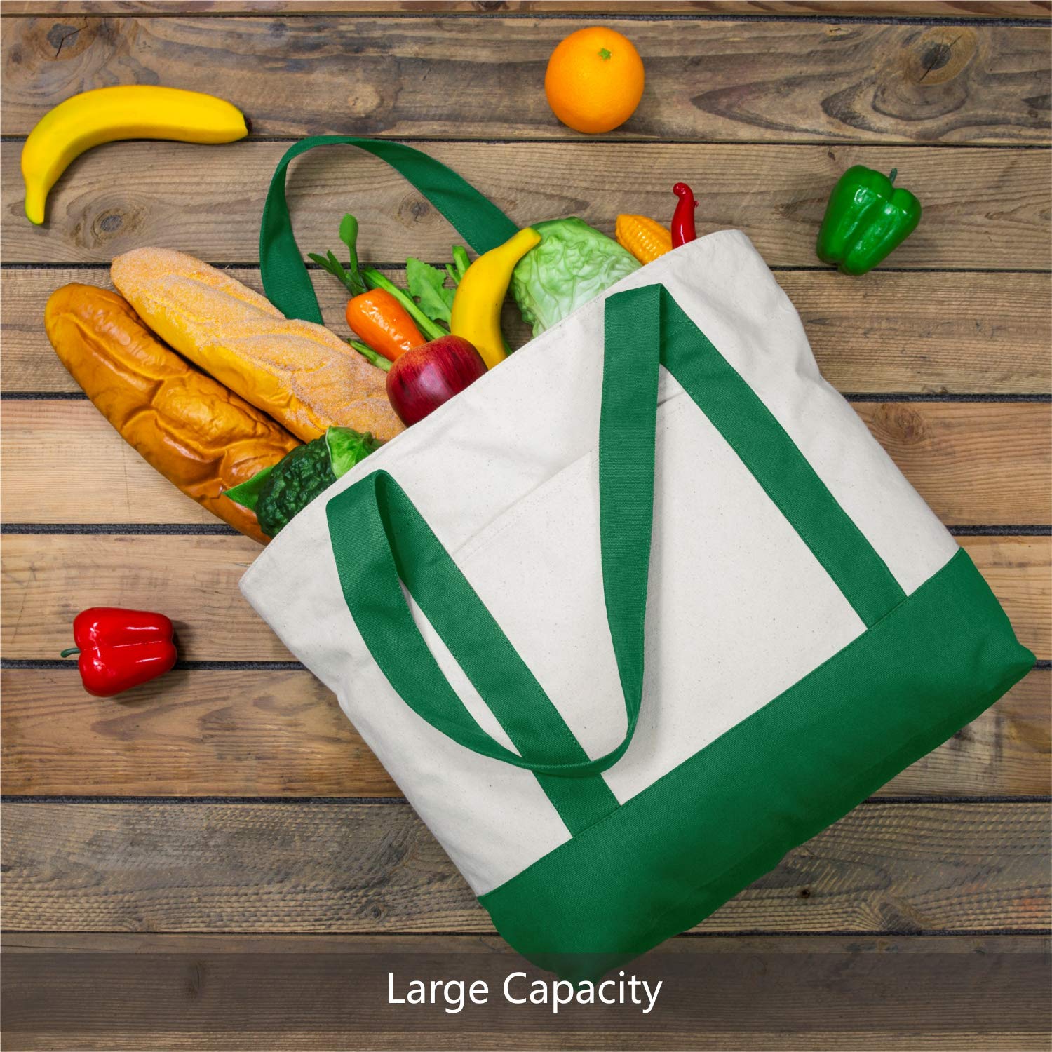 TOPDesign tote features reinforced seams for long-lasting use.