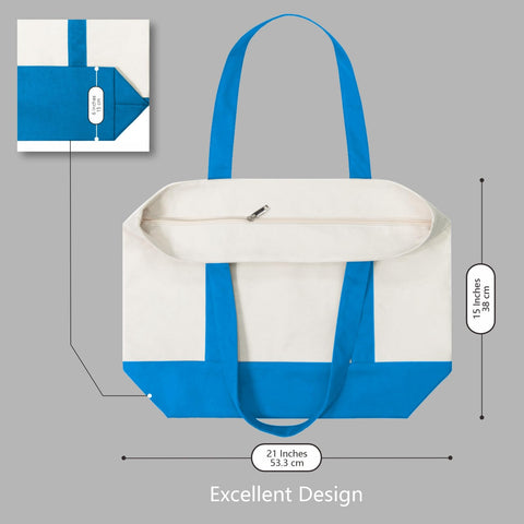 TOPDesign canvas tote suitable for multiple activities and occasions