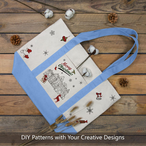 TOPDesign tote bag for everyday essentials, ideal for groceries and travel.