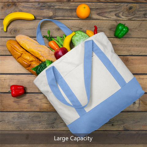 TOPDesign tote bag heavy-duty fabric offers long-lasting everyday carry.