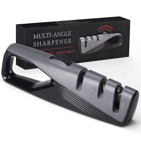 Topfeel knife sharpener with 5-angle precision for tailored blade edges