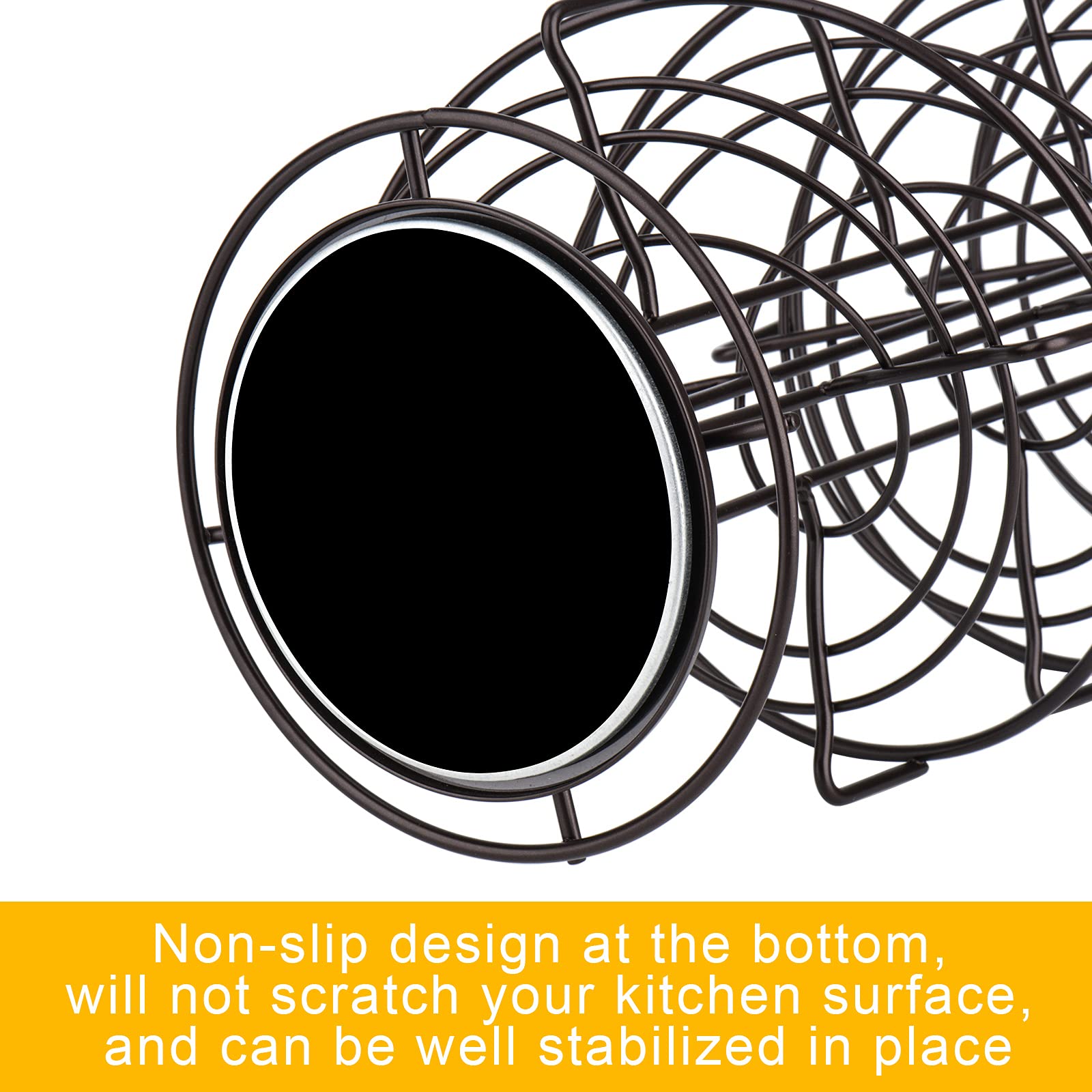 Toplife compact decorative egg display keeps kitchen surfaces tidy