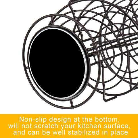 Toplife compact decorative egg display keeps kitchen surfaces tidy