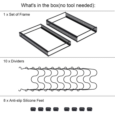 Toplife black finish adds sleek, durable appeal to kitchen storage.