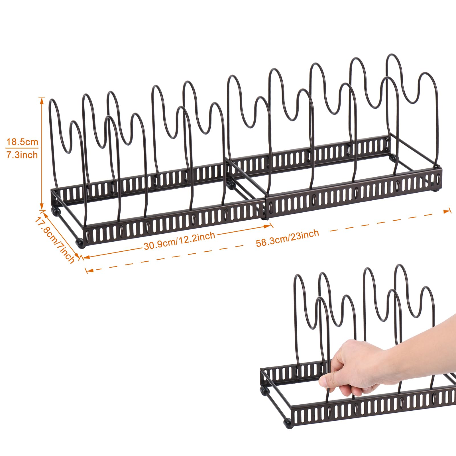 Toplife space-saving solution for compact kitchens, ideal for small cupboards and under-sink setups.