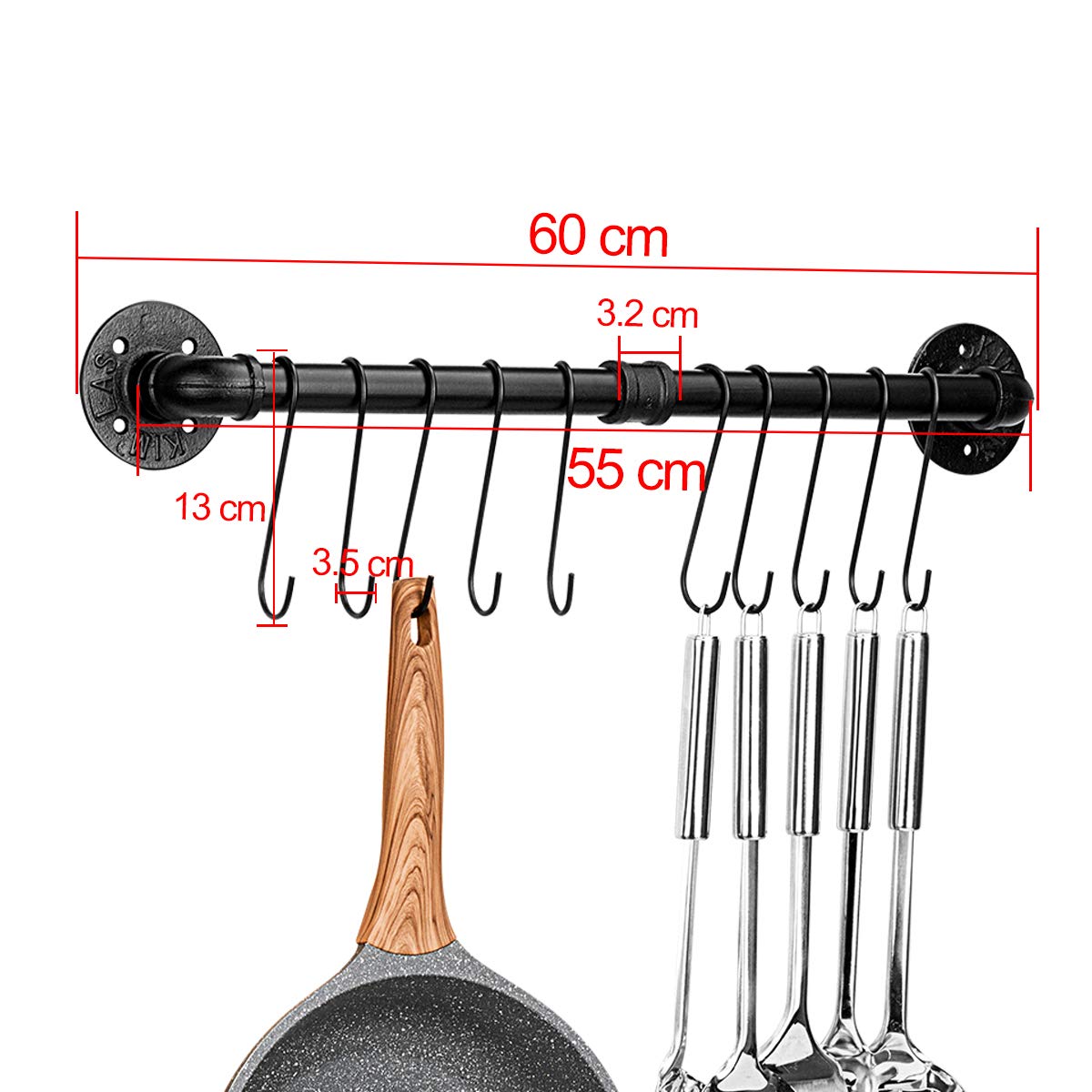 Toplife detachable lid holder keeps lids and pots within reach