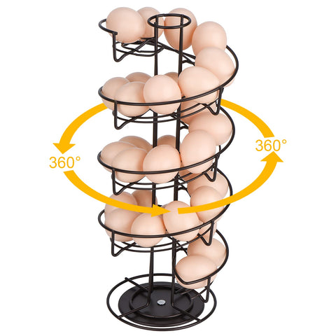 Toplife 36-egg capacity rack keeps eggs neatly organized