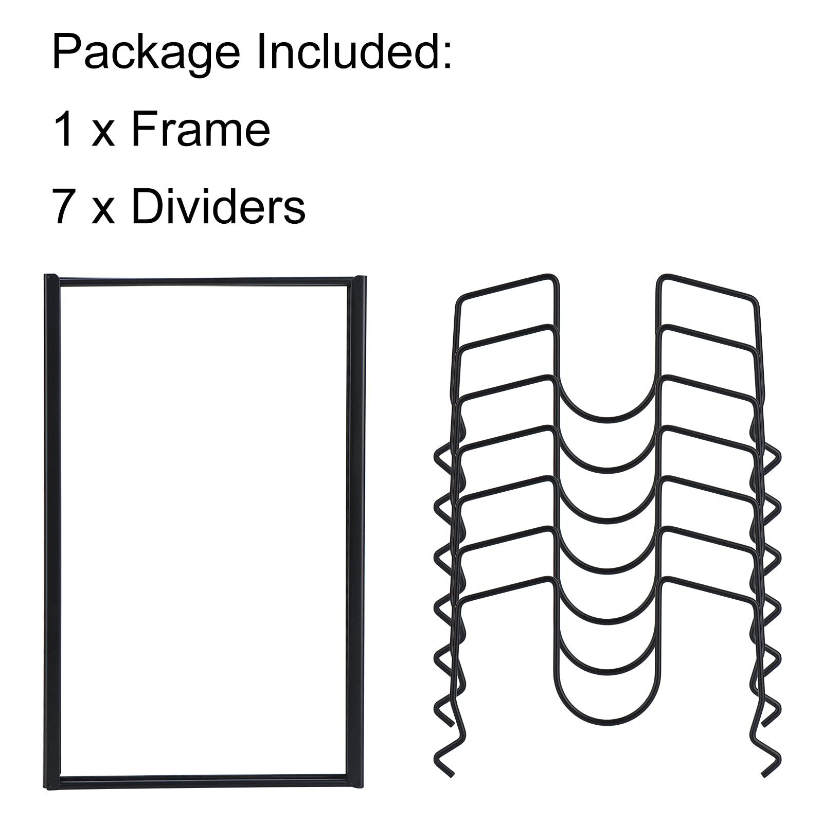 Toplife lid organizer helps busy kitchens stay organized, with durable coated metal construction.