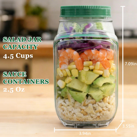 TOPMELON Original Salad Pod suits work, outdoor trips, and travel for fresh meals.