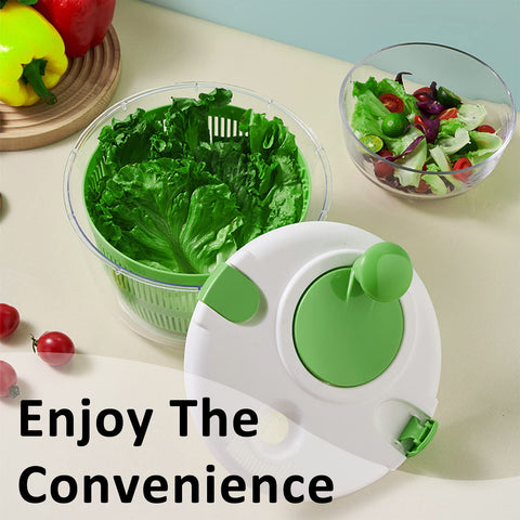 TopRoad salad spinner is dishwasher safe for easy cleanup after meals
