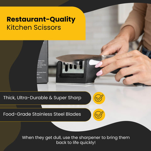 TopShelf Kitchenware blades are dishwasher safe for easy cleaning and care.