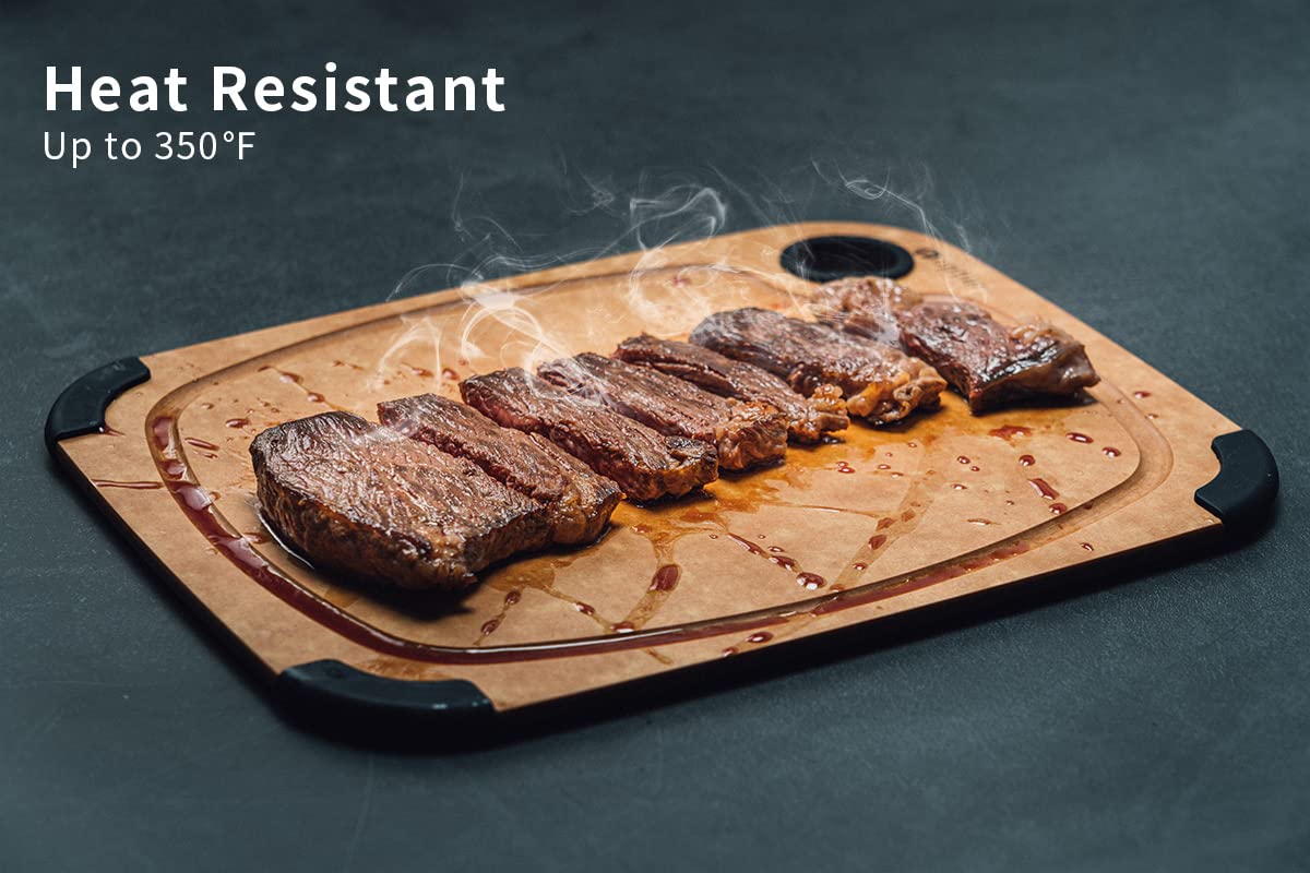 Toptier board doubles as a stylish serving platter.