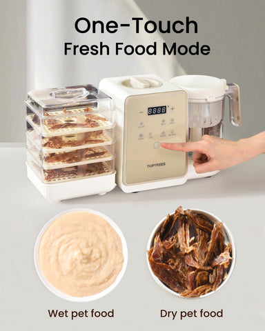 TOPTREES air-drying function for crunchy pet treats.