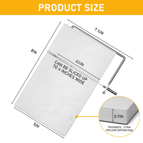 TOPULORS cheese slicer anti-slip pads secure stability during cutting