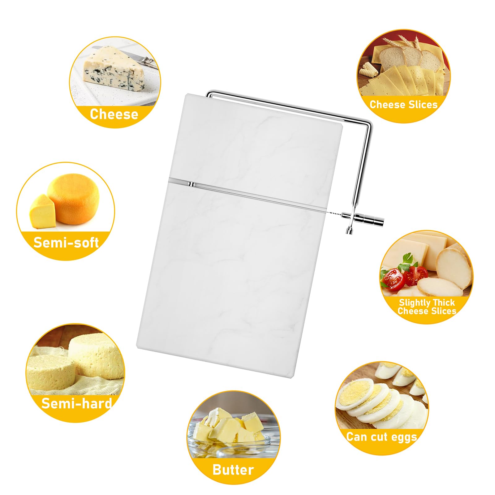 TOPULORS cheese slicer wire installation demonstrating quick setup