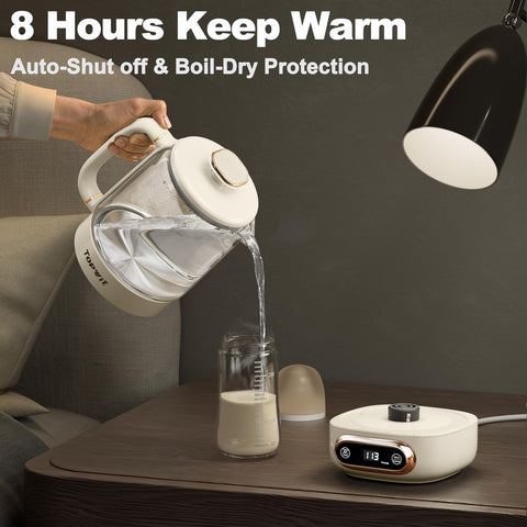 Topwit compact 0.8L design fits small kitchens and desks
