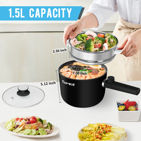 TopWit compact dorm kitchen cooker fits small spaces and single servings